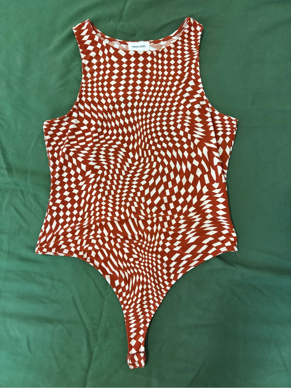 Groovy 70s Vibey Backless Bodysuit